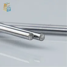 Eixo linear de 1 peça, d = 6mm 8mm 10mm l = 100mm 200mm 150mm trilho cromado banhado liso hastes linear eixo 3d impressora, peça