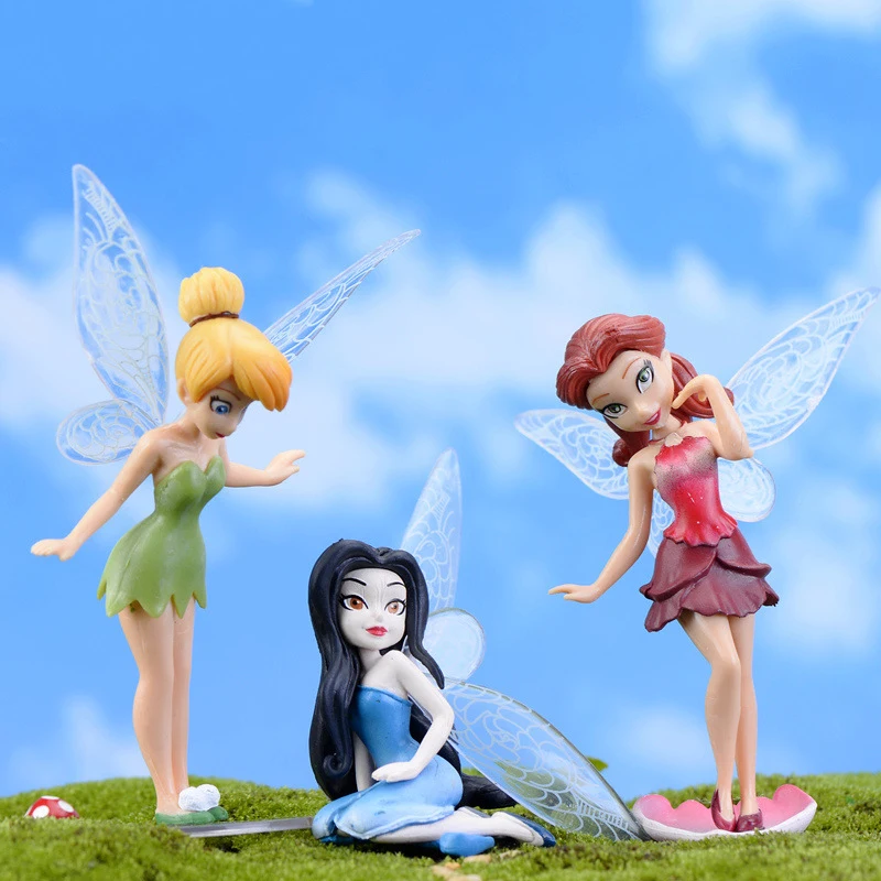 

dophee 1pcs Mini Fairy Gifts Angel Garden Decoration Resin Crafts Decor Miniature Fairy Garden Figure Flower Fairies Random Ship