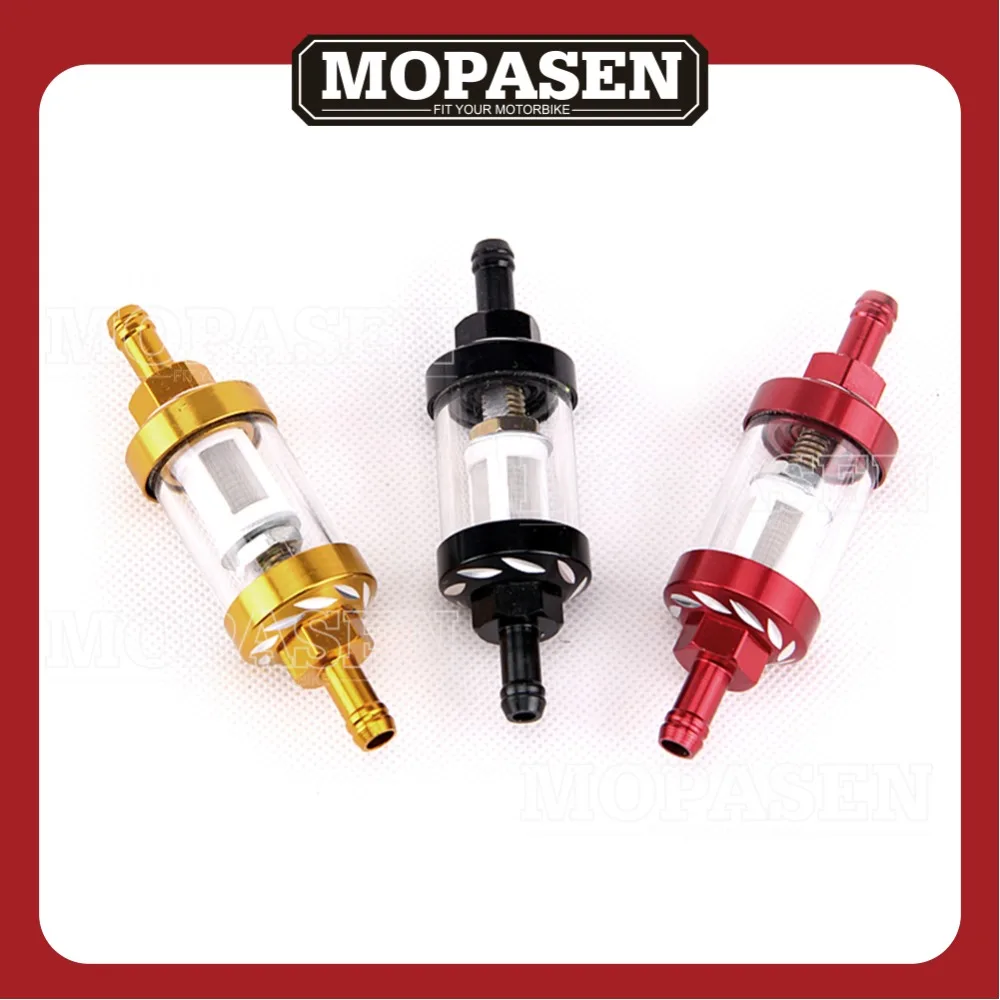Universal Visible Big Fuel Filters Scooter Go Kart Oil Filter Dirt Pit