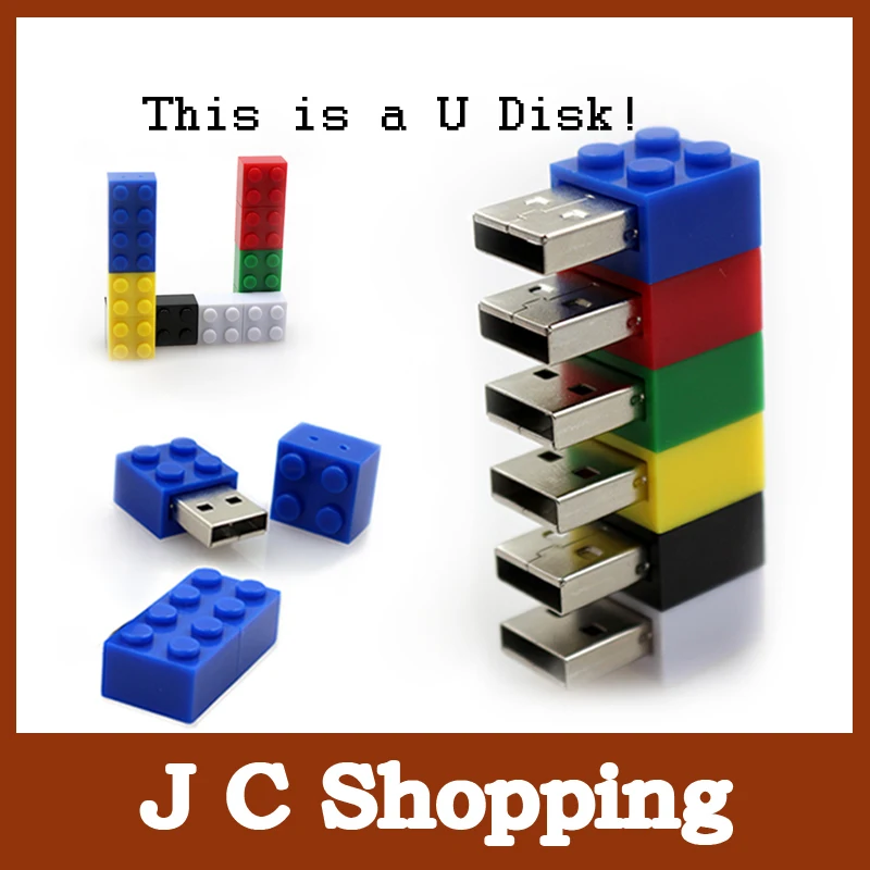 

Free Shipping usb flash drive cartoon Boy Toy pendrive building blocks Pen Drive 1G 2G 4G 8GB 16GB 32GB usb Memory Stick U Disk