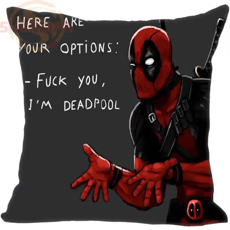 

Hot Sale Custom Deadpool marvel comics #1 Pillowcase 35X35cm (One Sides)Home Cushion Cover Pillow Cases 9-22T