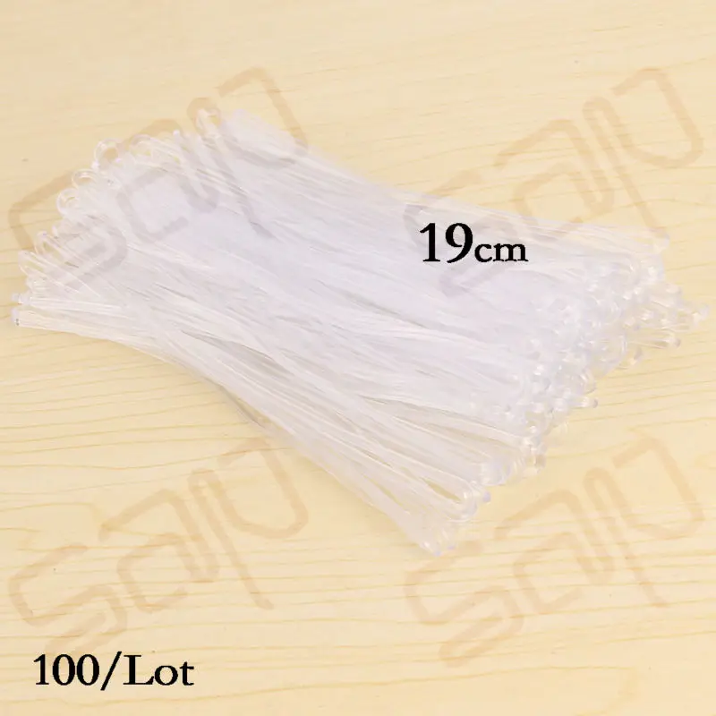 

SAP durable 19cm/8" silicone Luggage Tag Loop Strap for school pack of 100