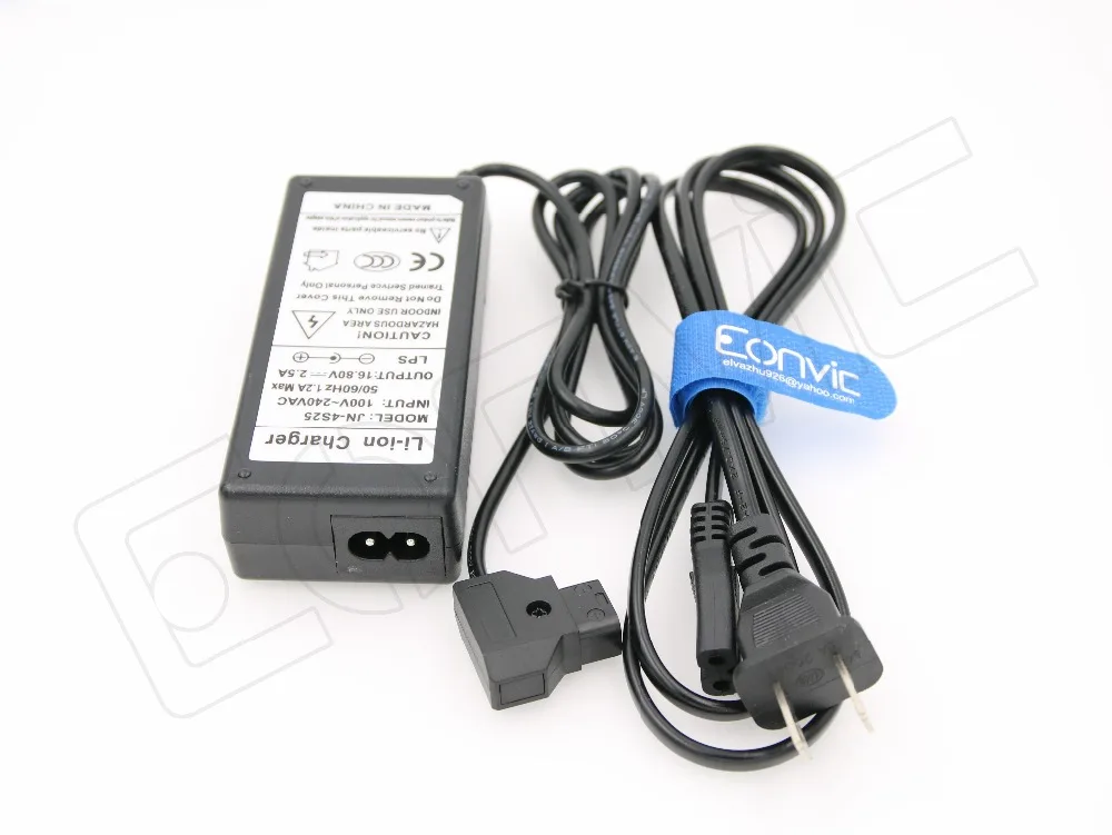 adapter d-tap power dc 16.8V 2.5A D Tap DSLR DC Portable Eonvic Adapter Charger
