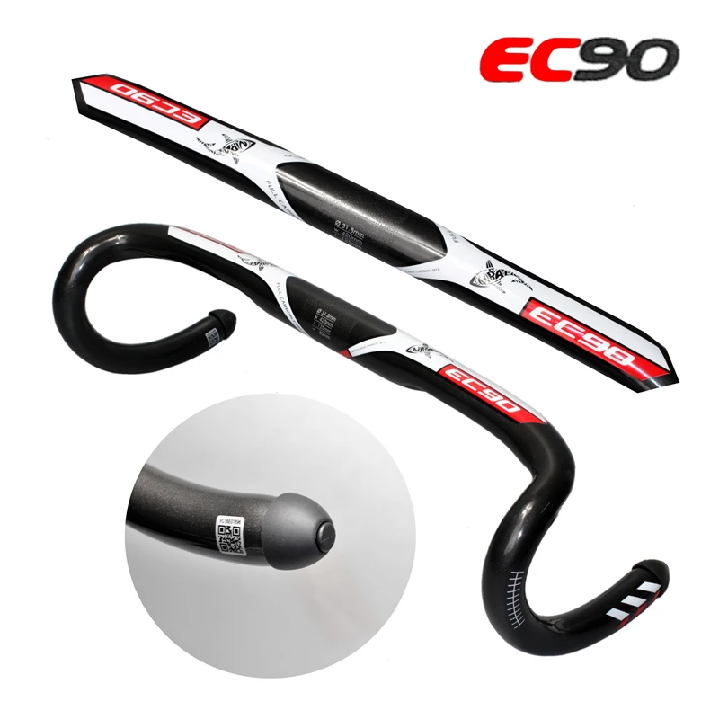 

2017 EC90 carbon Road bicycle handlebar fiber road bicycle handlebar / bicycle handlebar bend free delivery 31.8-400/420/440mm