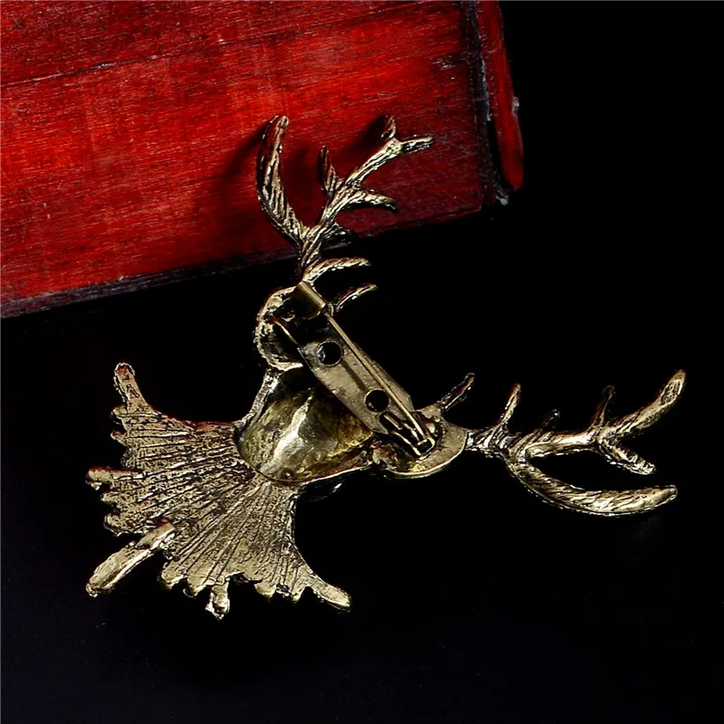 1 шт. брошь в виде головы оленя|head brooch|brooch fashionfashion brooch |