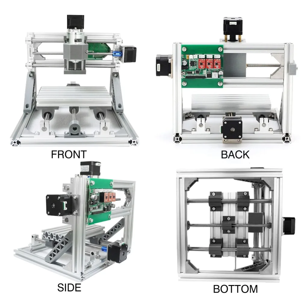 CNC 1610 мини лазерный гравировальный станок с ЧПУ DIY с ER11 Pcb станок для резьбы по дереву GRBL управление ЧПУ маршрутизатор стол