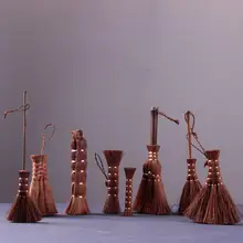 1 шт., 6 стилей, ручная работа, натуральная грива, чайный столик, поднос/доска/Фиолетовый глиняный горшок, щетка для чистки пыли, инструмент для домашнего использования, подарок для семьи