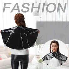 1 шт. Профессиональные парикмахерские накидки ПВХ водостойкие волосы лечение нагрудник моделирование бороды Салон Парикмахерская накидка для мытья головы обертывания