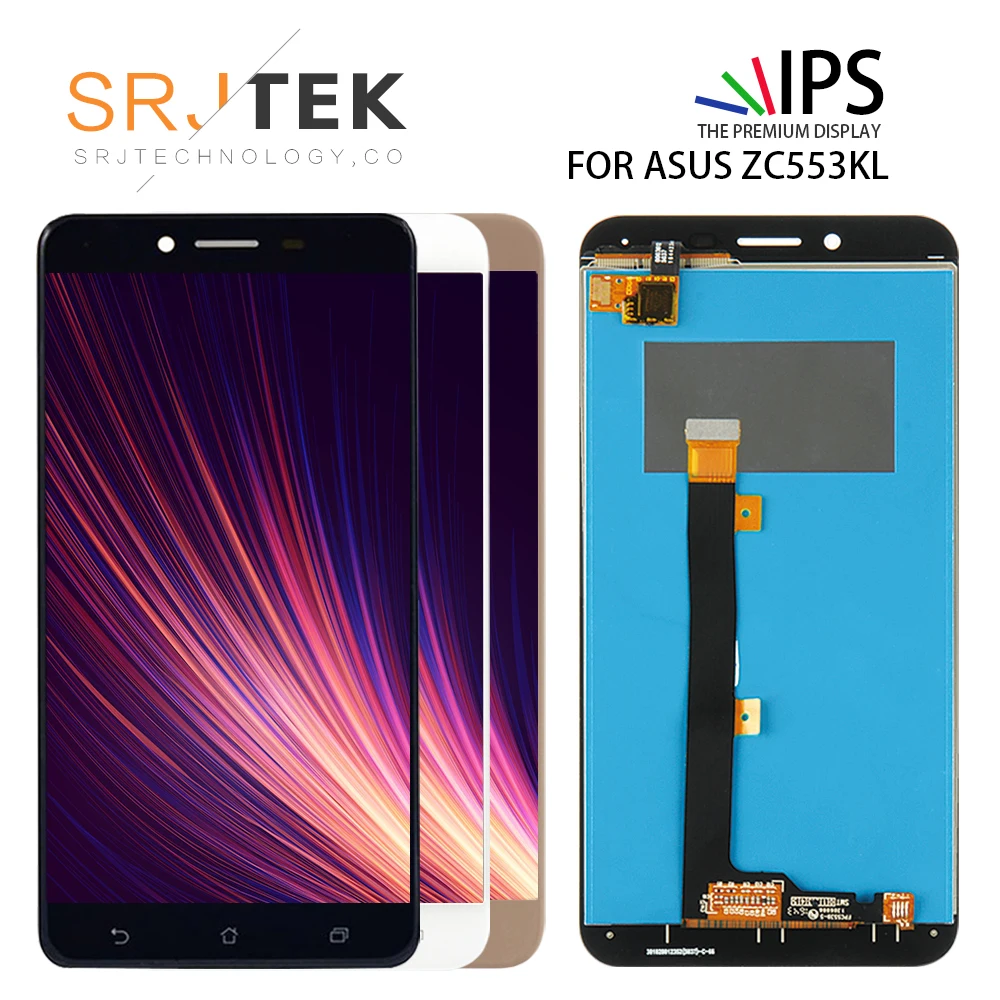 

SRJTEK LCD ZC553KL For Asus Zenfone 3 Max ZC553KL LCD Display Touch Screen Digitizer Replacement Display Assembly with Frame