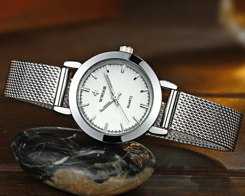 Gold Watch Women 2019 Top Luxury Brand WWOOR Stainless Steel Watches Women Fashion Bracelet Wristwatch Clock Reloj Mujer 2019 (12)