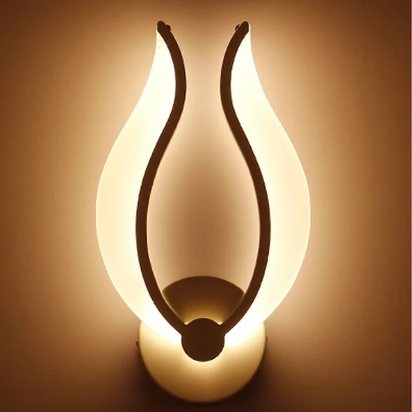 

Indoor LED Wall Lamp AC110V/220V Acrylic Abajur Material Metal Sconce Bedside Bedroom Decorate Wall Light Sconce