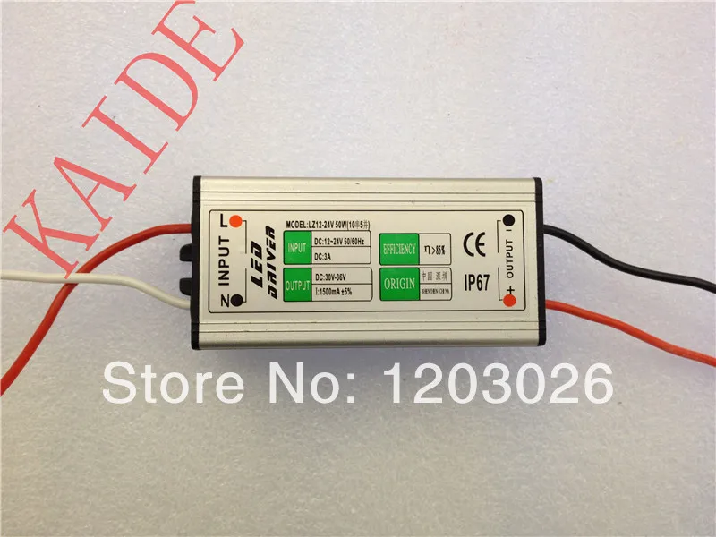 

50w 12v-24v Low voltage constant current led drive power supply,output 30-36v 1500ma,waterproof transformer