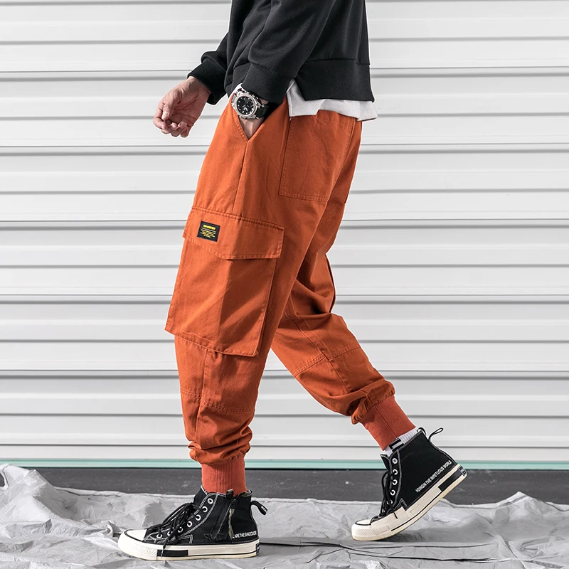 M-3XL 2019 Spring Track Pants Men Sweatpants Mens Joggers Pants Cargo Camo Tactical Harem Pantalon Chandal Hombre