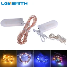 10pcs/lot Micro Led Fairy Lights CR2032 Button Battery Operated 2M 20 LEDS Copper LED String Light for Xmas Wedding Decoration 10pcs/lot Micro Led Fairy Lights CR2032 Button Battery Operated 2M 20 LEDS Copper LED String Light for Xmas Wedding Decoration