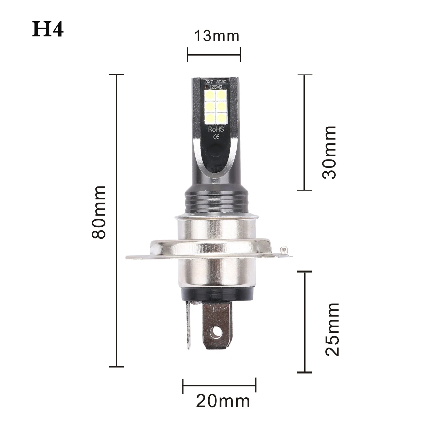 2 шт. светодиодный H1 H3 H4 H7 H8 H11 9005 HB3 9006 HB4 3030 SMD Туман светильник головной светильник светодиодный лампы 12V 8000Lm 6500K 24 Вт Авто Мото светильник s