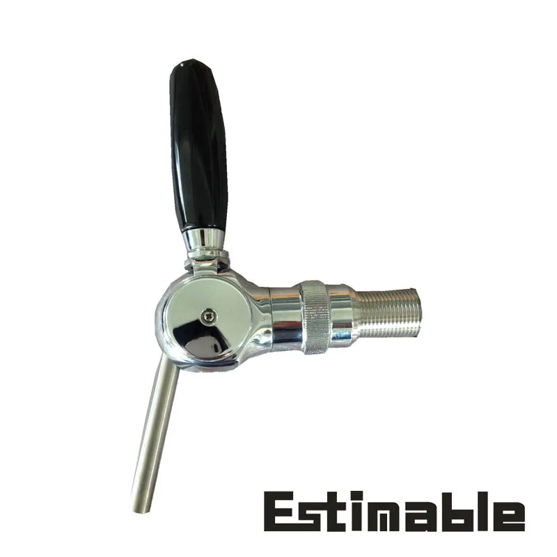

homebrew stainles steel Ball type Beer tap faucet home brewing Drink tap with G5/8 long shank without output adapter