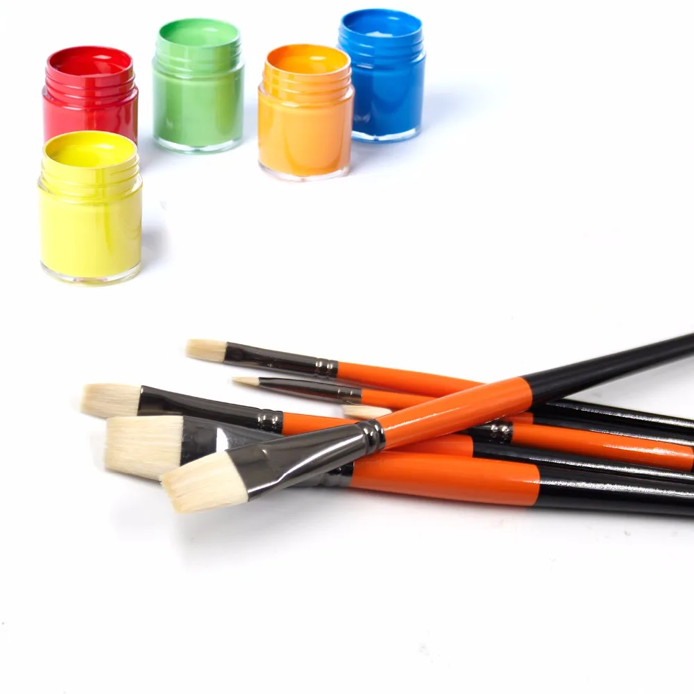 Buy Eval 6pcs/set Wool Artist Watercolor Brushes