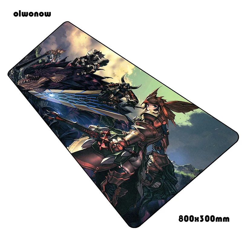 Коврик для мыши monster hunter 800x300x2 мм коврики инди-поп Коврик для компьютерной мыши игровые аксессуары эстетика игровые коврики и чехлы геймер - Цвет: Size 800x300x2mm
