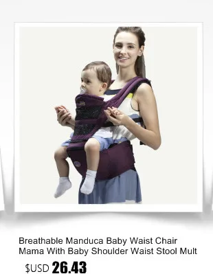 Младенческой новорожденных Baby Carrier Carry Portabebes Manduca хлопок детские Регулируемая одноцветное Zaino Rugzak Canguru Draagdoek набора Marsupio держатель