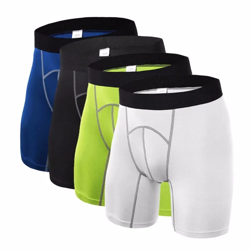 Для мужчин Фитнес шорты спортивные для бега потных гибкий одежда обтягивающие колготки База под Слои шорты