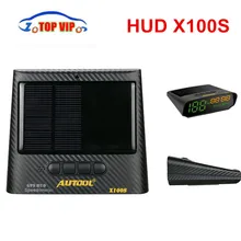 Новейший автомобильный дисплей AUTOOL X100S HUD KM/h MPH Overspeed Alarm умный цифровой спидометр