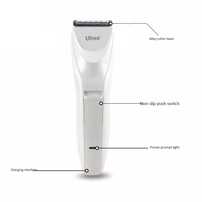 Ufree U-399 Oil Head Steel Cutter Head Hair Clipper Wireless Charging Electric Hair Clipper Hair Clipper Waterproof Hair Trimm