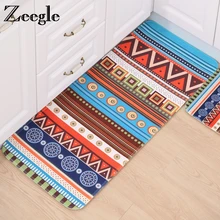 Zeegle Национальный стиль кухонные коврики противоскользящие Домашние коврики для входной двери спальни ковры прикроватные впитывающие коврики коврик для ванной комнаты