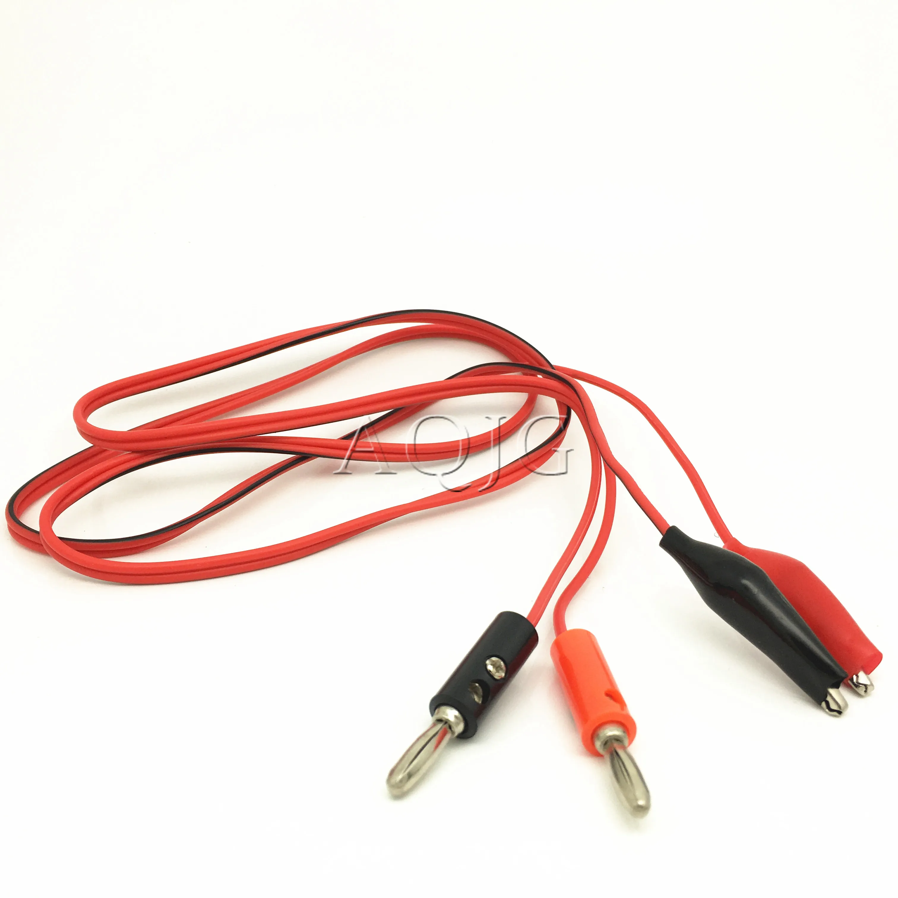 4MM Dual Alligator Clip to Banana Connector Oscilloscope Test Probe Cable 1M 3FT Red Black | Компьютеры и офис