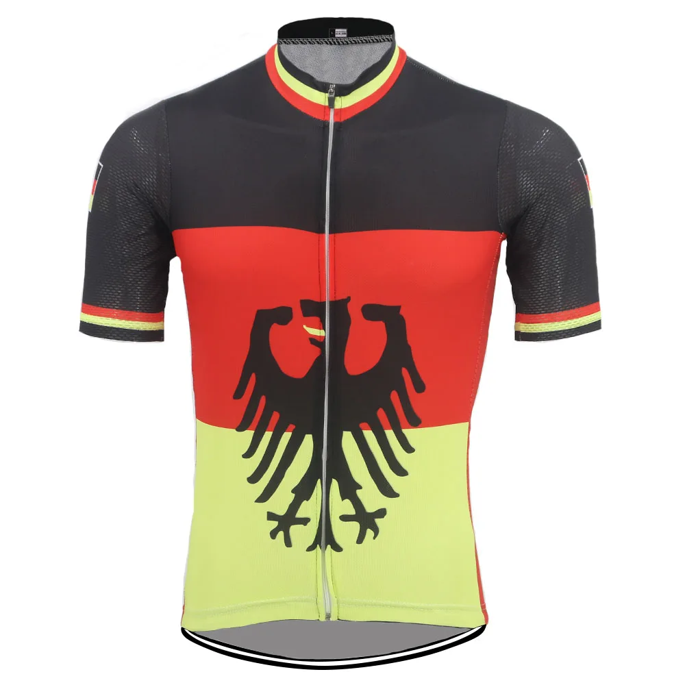 

Germany cycling jersey men short sleeve cycling clothing bike wear jersey maillot outdoor Breathable clothes ropa Ciclismo
