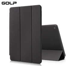 Чехол для ipad air 2, чехол GOLP из искусственной кожи для ipad air 2, умный чехол для iPad 6, чехол-книжка и задняя крышка для apple ipad air2(China)