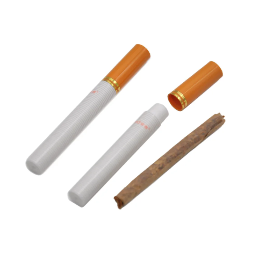 

2 pcs/Lot Camouflage cigarettes Disguise Cigarette Shape Airtight Smell Proof Herb Container Garnished Storage Case Stash Jar