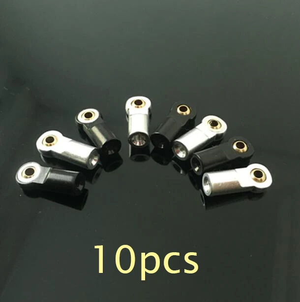 10PCS M3 Ball Joint 3mm Rod Universal Metal Ball Joint Spare Part For