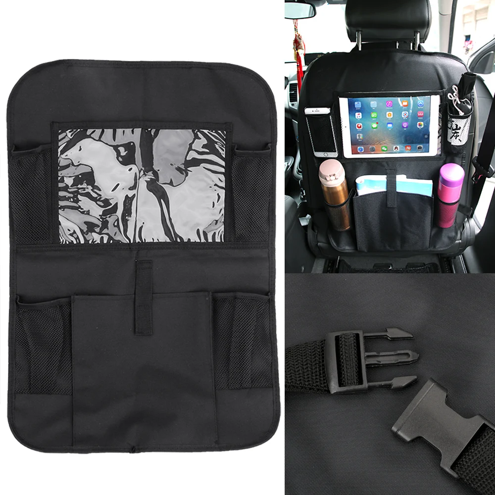YOSOLO заднем сиденье автомобиля сумка для хранения задних сидений карманы салфетки для вечеринки Телефон держатель для блокнота багажник
