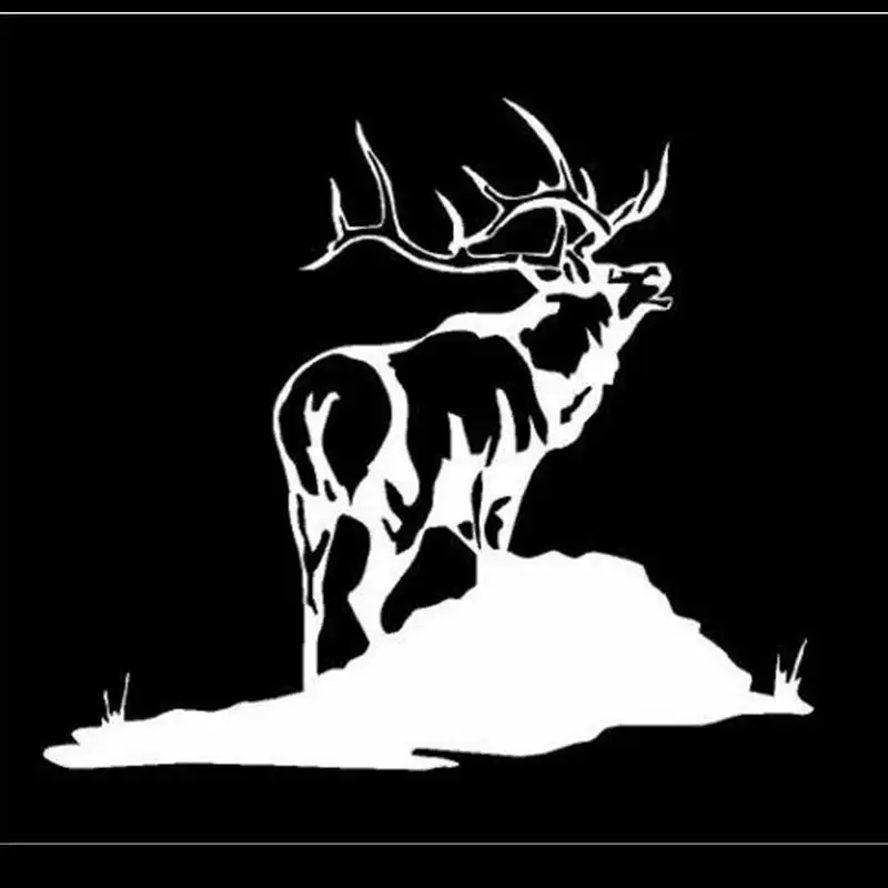 Наклейка Hunt Buck охотничий клуб наклейка с изображением оленьих рогов полый стикер