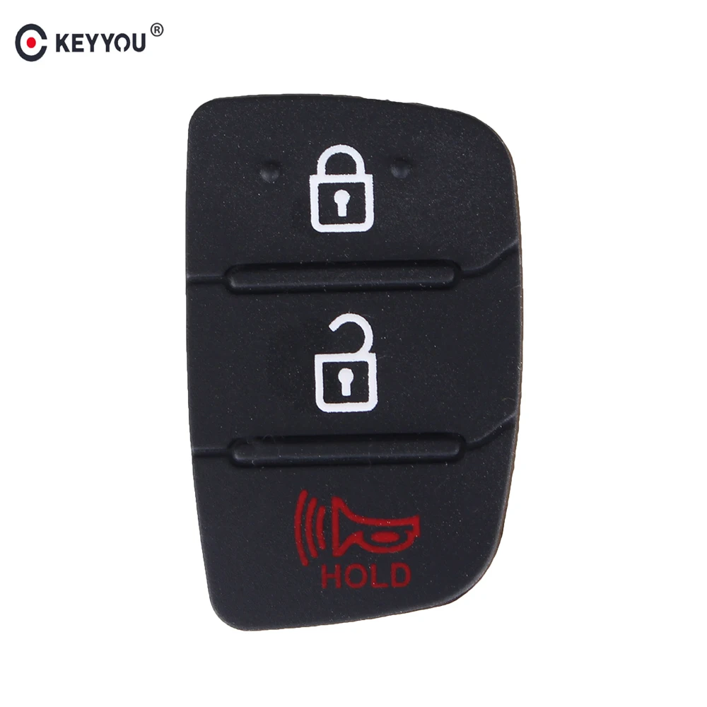 Запасные кнопки KEYYOU 3 2 + 1 чехол для автомобильного ключа оболочка Hyundai SANTA FE IX35 IX45