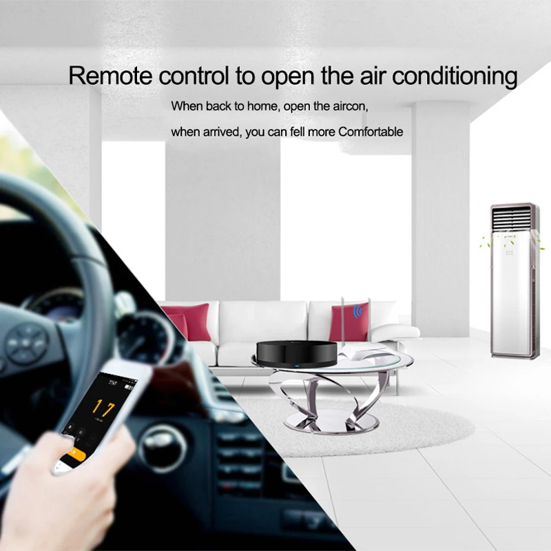 Smart WIFI+IR remote APP Controller for Infrared Aircondition/TV Universal Bridge work with Alexa /Google Home for smart home