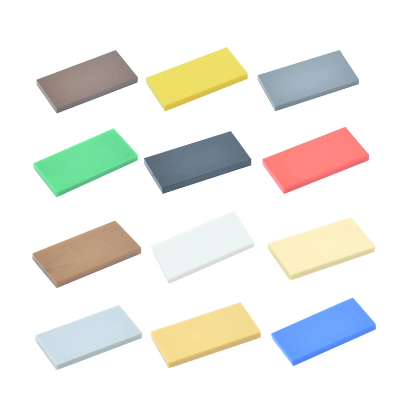 

100pcs/lot Non toxic Plate 2x4 DIY Enlighten Building Blocks Bricks Compatible With Legoes