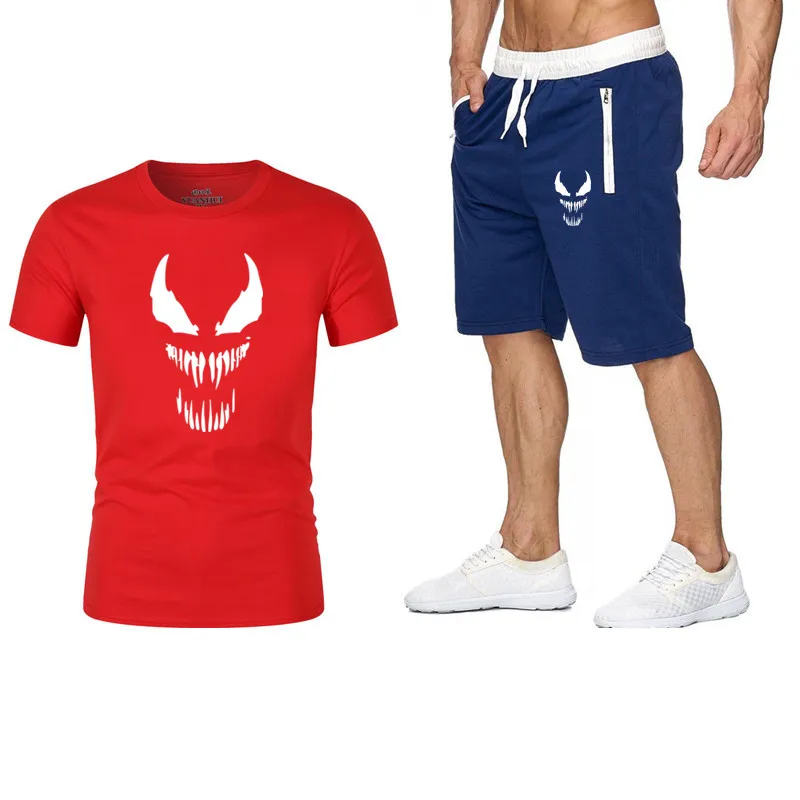 

man t shirt summer Newest O-neck short sleeves t-shirt fashion printing tshirt casual running 3d shirt +men shorts 2 pieces