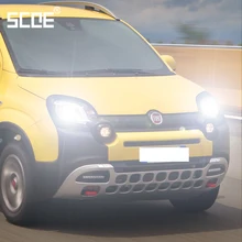 Для fiat Ducato Punto Panda Qubo Scudo Sedici SCOE 2 шт. авто дальнего света Супер галогенная лампа фары автомобиля Стайлинг теплый белый