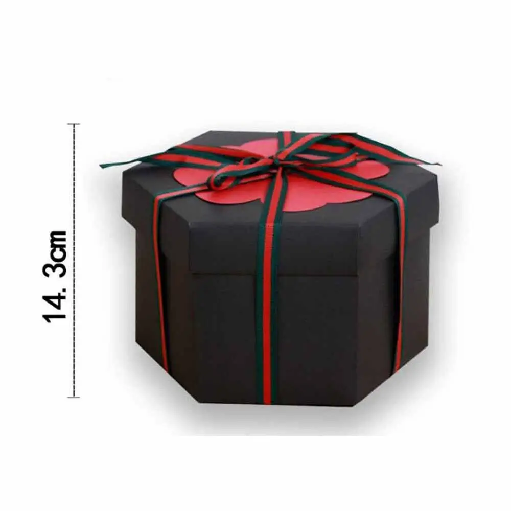 Креативный фотоальбом коробка взрыв сюрприз любовь скрапбук Подарок на годовщину Валентина День рождения Свадьба DIY альбом коробка