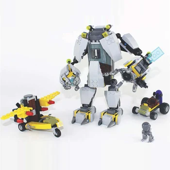 

Bela 10209 404Pcs Robot Rampage 3D model building blocks bricks Figures Educational Toys For children gifts Compatible With Toys
