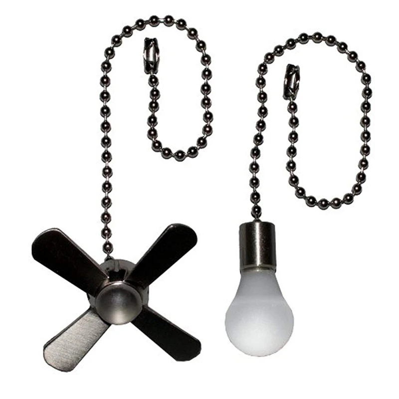 Металлическое освещение потолочный вентилятор аксессуары в форме лампочки расширение на цепочке для фанатов-форма d удлинитель цепи