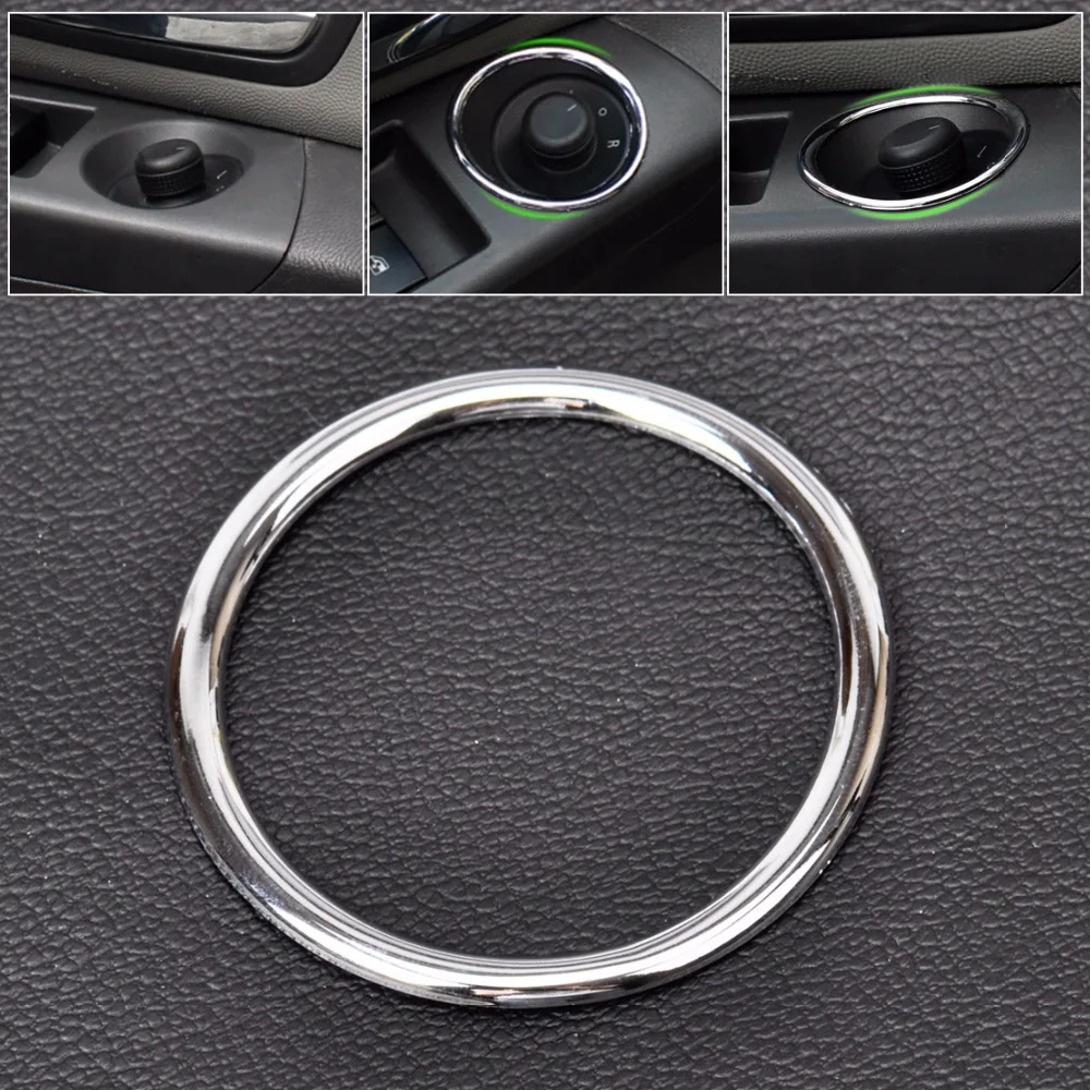 

CITALL New ABS Chrome Rearview Mirror Knob Decorative Outer Ring Cover Trim for Chevrolet Cruze Estate Wagon Hatchback 2011-2015