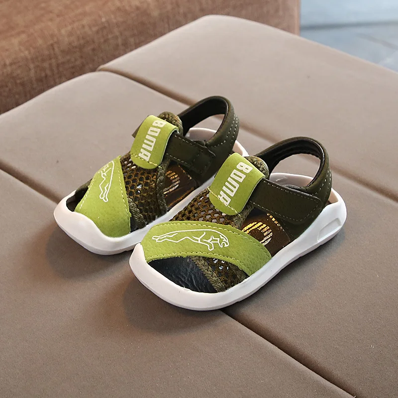 

2019 1 to 5 years old fashion kids sandals breathable beach shoes baby boys and girls sports shoes summer infant soft shoes