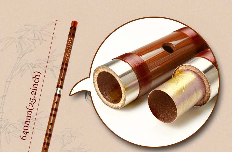 E/F/g ключ отделимые Бамбуковые флейты с красной линии Музыкальные инструменты Китайская традиционная ручной работы духовой инструмент