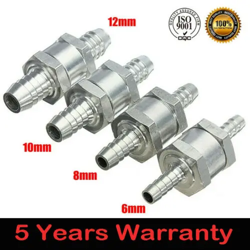 

Car-Styling Vehicle Check Valve Fuel check valve Non Return Check Valve One Way Petrol Diesel 6/8/10/12MM td15 Dropship
