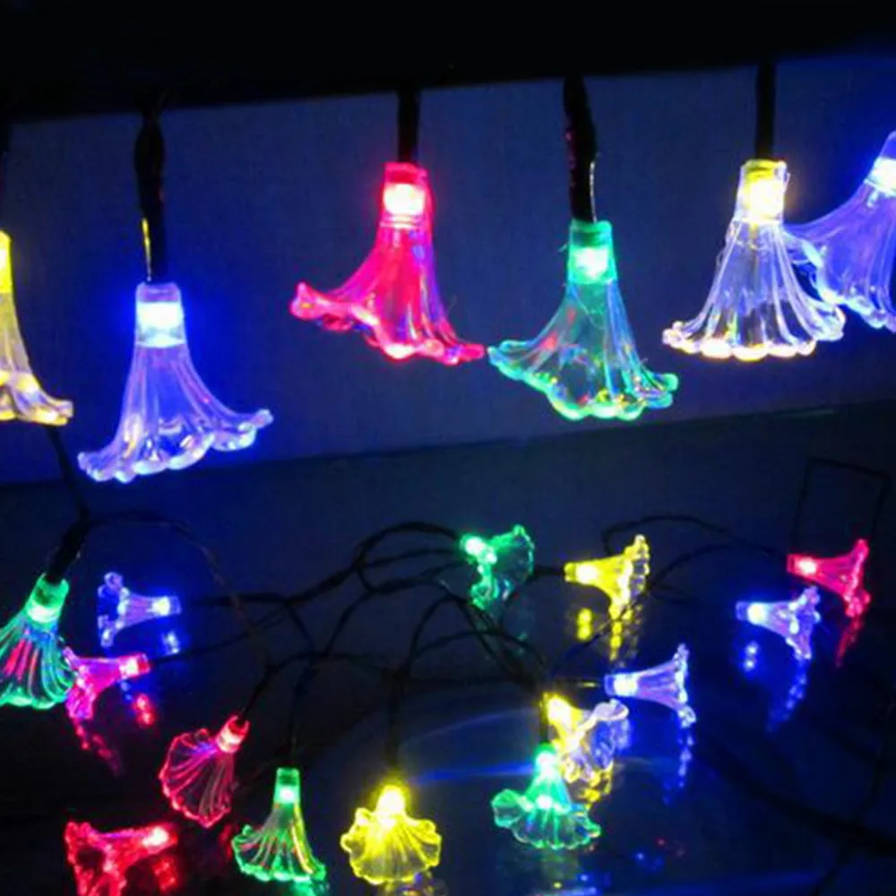 

Fairy Light Morning Glory Solar LED Strings Lights Garden Outdoor Waterproof 6M 30LED Christmas Party Decoration Solar Lights