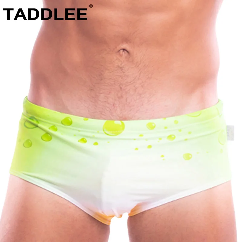 

Taddlee Brand Sexy Swimsuits Men Swimwear Swimming Boxer Briefs Bikini 3D Print Low Rise Boardshorts Surfing Trunks Shorts Gay