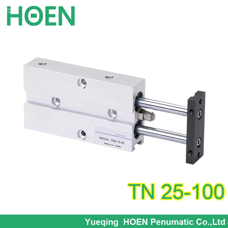 

FREE shipping High quality TN TDA series TN 25-100 double rod double action guide air pneumatic cylinder TDA 25*100