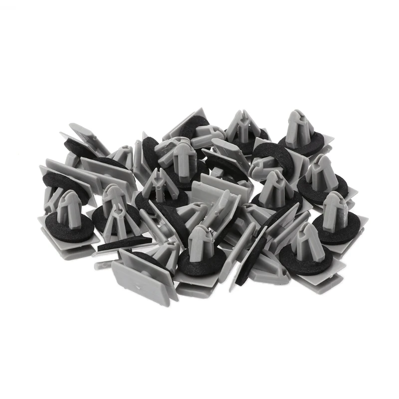 

Black 25 Pcs Fender Rocker Moulding Clips With Sealer For Ford Explorer 10166